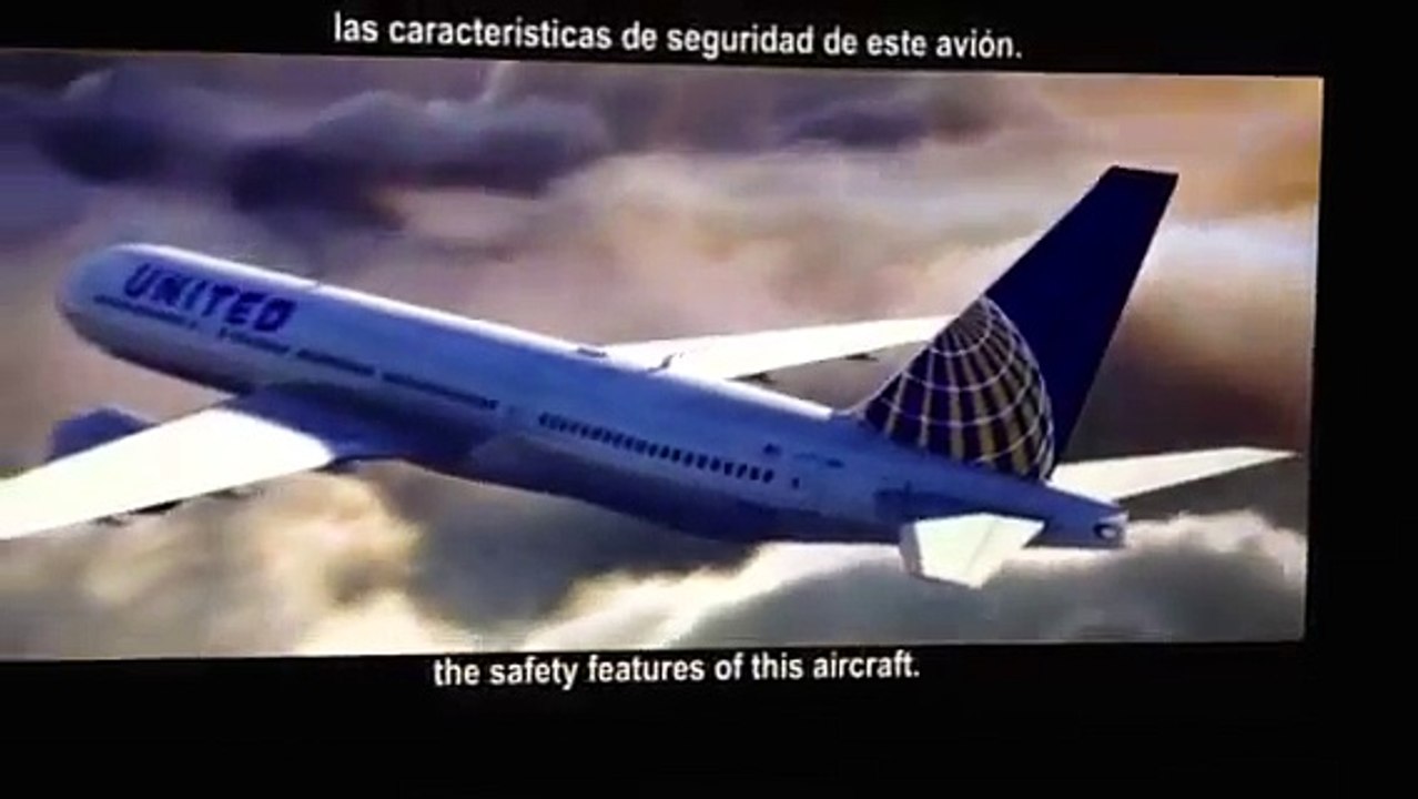New UNITED Airlines safety video 2012