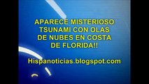 APARECE TSUNAMI CON OLAS DE NUBES GIGANTES EN LA COSTA DE FLORIDA!!