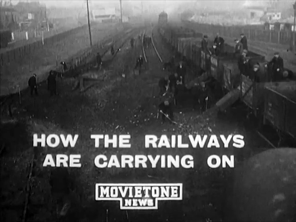 Trains - British Railways Bombed During WW2 - 1940's Educational Film - S88TV1