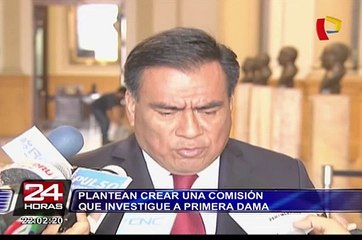 Plantean crear una comisión que investigue a Nadine Heredia