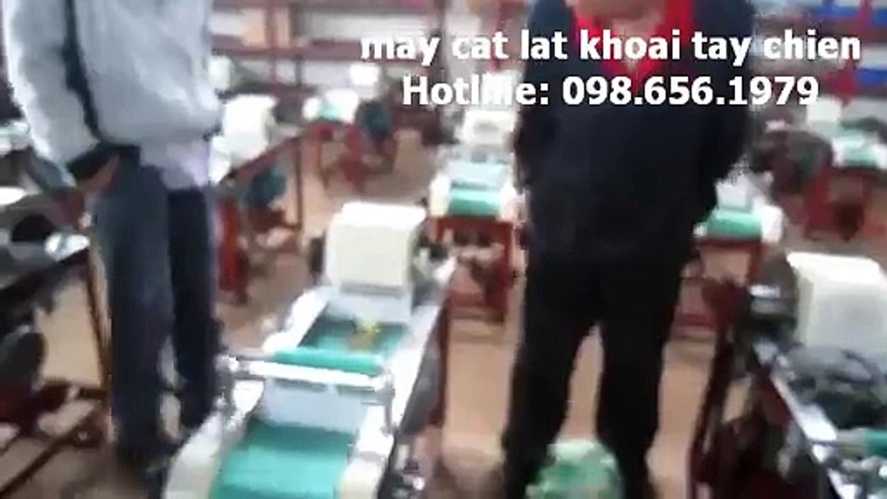 máy cắt lát khoai tây chiên YQC600, máy thái lát khoai tây làm snak