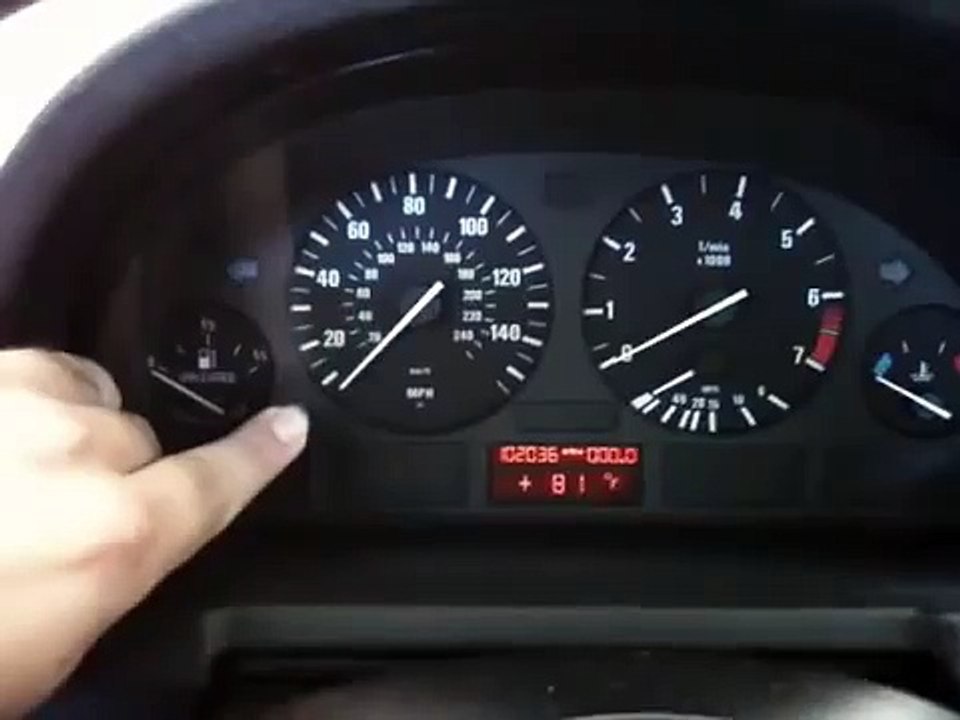 2001 BMW X5 Instrument Cluster Test