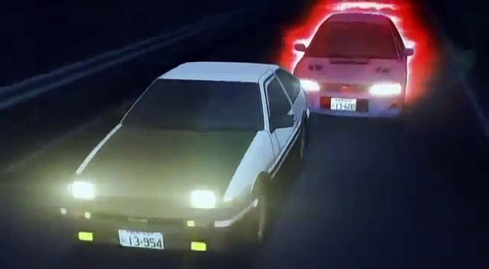 Initial D Takumi Vs Bunta Eng Video Dailymotion