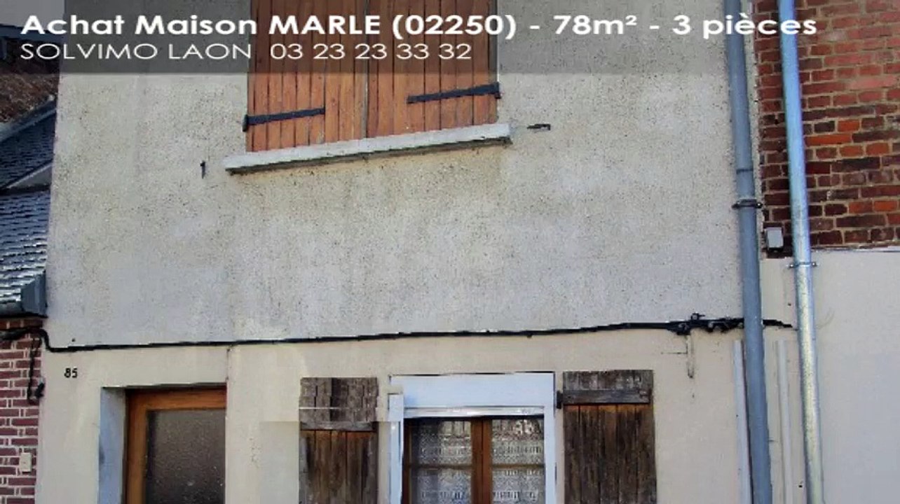 A vendre - maison - MARLE (02250) - 3 pièces - 78m²