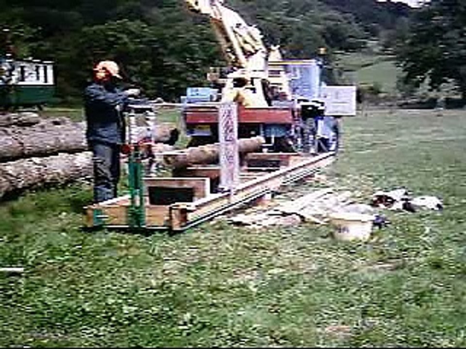 scierie mobile, mini scierie tronçonneuse Husqvarna , chainsaw, Galevinc