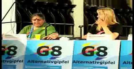 G8 - Alternative Summit Rostock 2007 - Vandana Shiva (1/2)