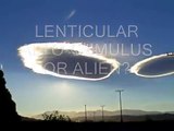 UFO CLOUDS-  ALTOCUMULUS LENTICULARIS OR ALIEN?