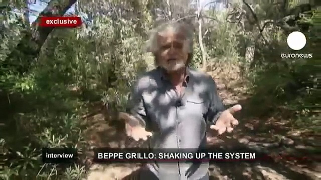 Grillo in esclusiva su euronews