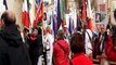 Bouquet Provincial - sortie des drapeaux de la collégiale St Quiriace de Provins