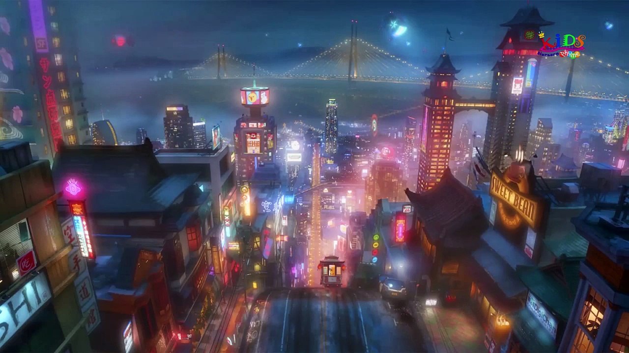 Big Hero 6 Finger Family | Finger Family Cartoon Animation Nursery Rhymes For Children