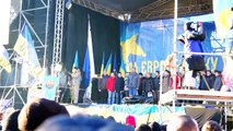 Гимн Украины под гимн Европы 
