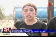 Familiares y amigos de joven violada y asesinada exigen justicia