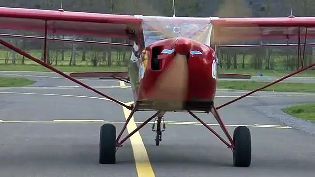 Amazing Flight of Cri Cri aircraft designed by aeronautical engineer Michel Colomban