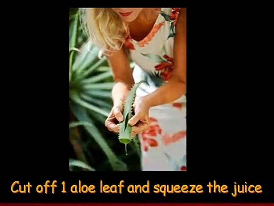 Rejuvenating Aloe Vera Mask For Dry Wrinkled Skin - Recipe