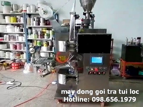 máy đóng gói trà túi lọc, máy đóng gói trà lọc tự động