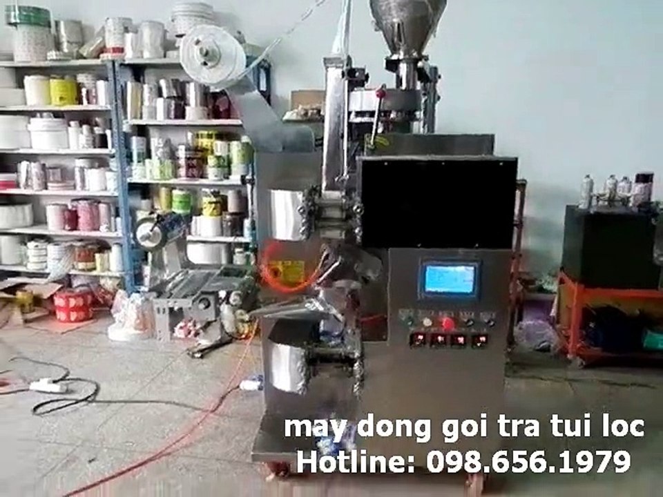máy đóng gói trà túi lọc, máy đóng gói trà lọc tự động