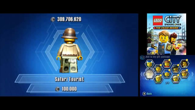 LEGO City Undercover (3DS): The Chase Begins - All Characters Unlocked
