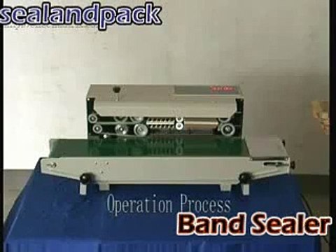 Máy hàn mép túi liên tục, máy hàn miệng bao trà cà phê liên tục, máy ép túi bánh kẹo, túi kem que liên tục có in date