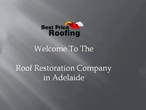 Roof Restoration in Adelaide