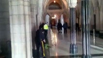 Canada shooting: Shocking first video of Ottawa gunman inside Parliament building