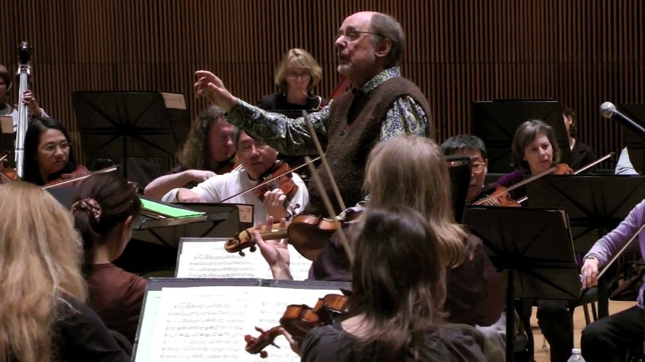 Orchestra of St. Luke's open rehearsal with Sir Roger Norrington