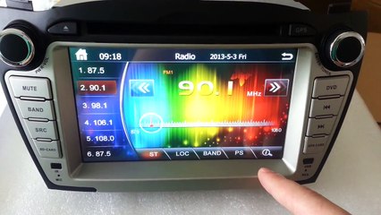 Download Video: In Dash Hyundai Tucson IX35 Navigation DVD Radio GPS unit