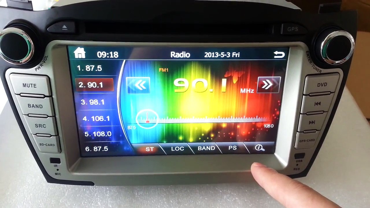 In Dash Hyundai Tucson IX35 Navigation DVD Radio GPS unit