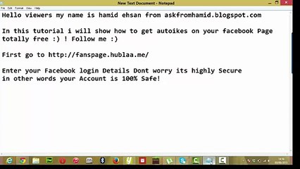 How to Get Autolikes on your Facebook Fanpage - Full Tutorial