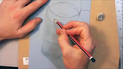 3D Illusion, Drawing a Glass of Water - ANDOfficial