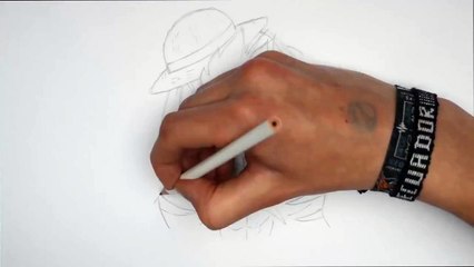 How to draw Luffy Gear 4