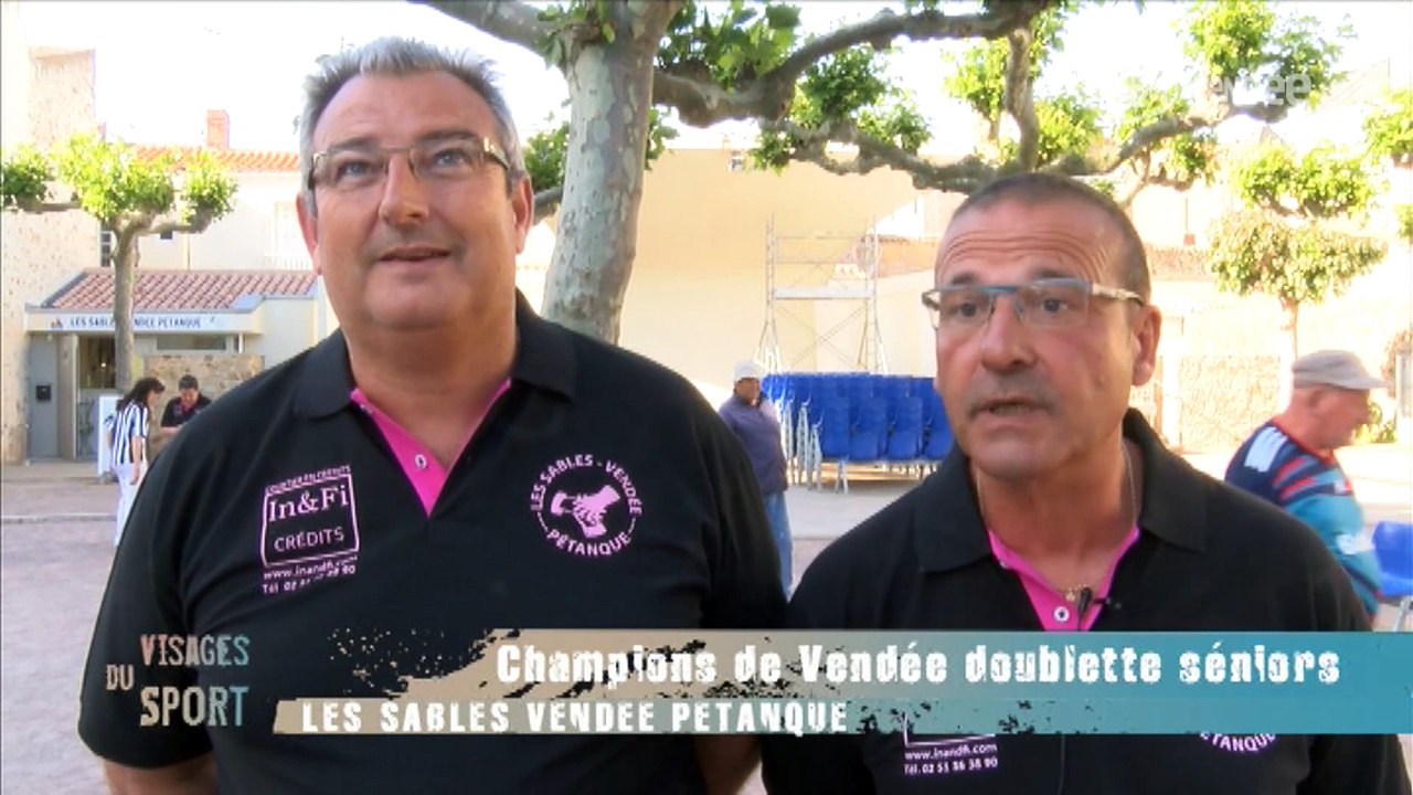 Visages du sport : Les Sables Vendée Pétanque