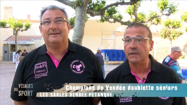 Visages du sport : Les Sables Vendée Pétanque