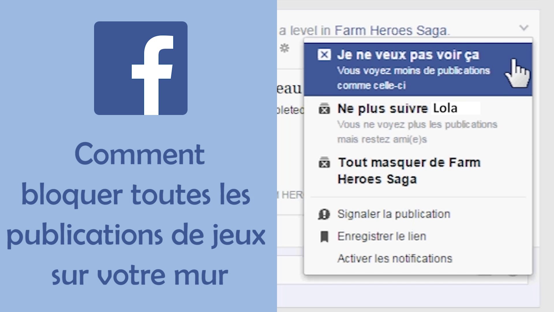 Astuce Facebook Comment Bloquer Les Invitations Et Les Notifications A Des Jeux Video Dailymotion