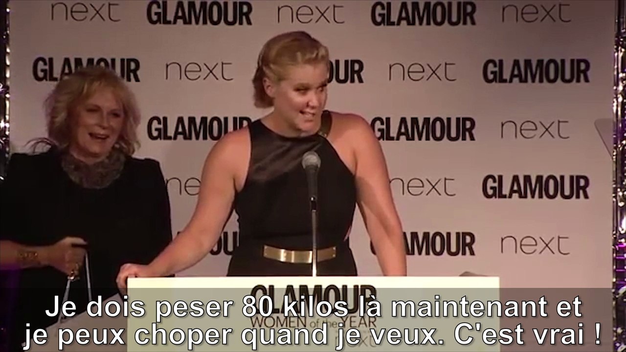 Ce discours hilarant (et feministe) de l'actrice Amy Schumer montre pourquoi cette comique devrait être connue en France