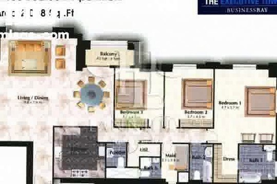 Huge 3BR Maids in Executive Towers Business Bay Ready to move in - mlsae.com