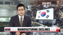Korea's manufacturing PMI falls to 47.8, lowest since August 2013