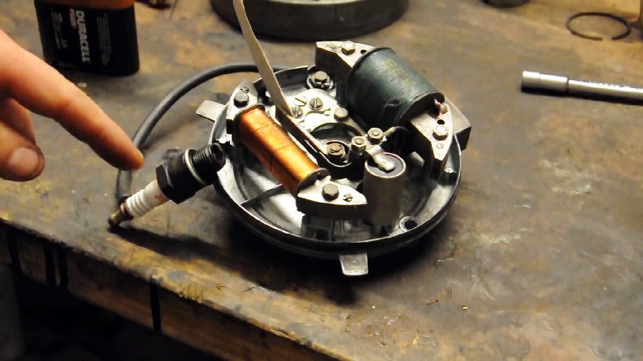 solex, test de l'allumage avec une pile