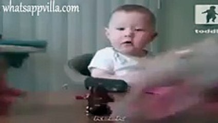 Poor Baby Afraid of His Toy - Funny Baby Clips