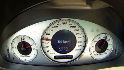 Mercedes E55 AMG W211 Acceleration Sound
