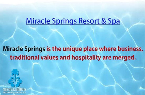 Body Therapy Services At Miracle Springs Resort & Spa