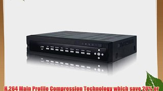 New 4 Channel Embedded Linux US411ZS D1 H.264 Network DVR No Hard Drive Real time True Triplex