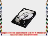 Seagate Barracuda 7200rpm 500 GB SATA 300 16 MB Cache 3.5-Inch Internal Bare Drive ST500DM005