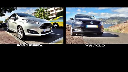 VW Polo vs Ford Fiesta Acceleration 0-100 Top Speed Test