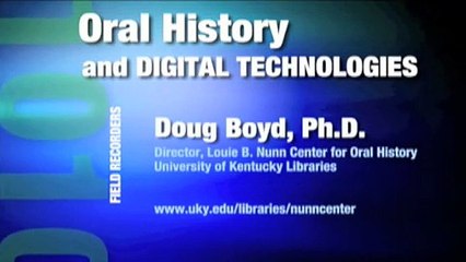 Marantz PMD 671: Oral History and Digital Technology