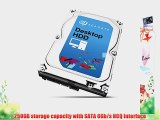 Seagate 250GB Desktop HDD SATA 6Gb/s 16MB Cache 3.5-Inch Internal Bare Drive (ST250DM000)