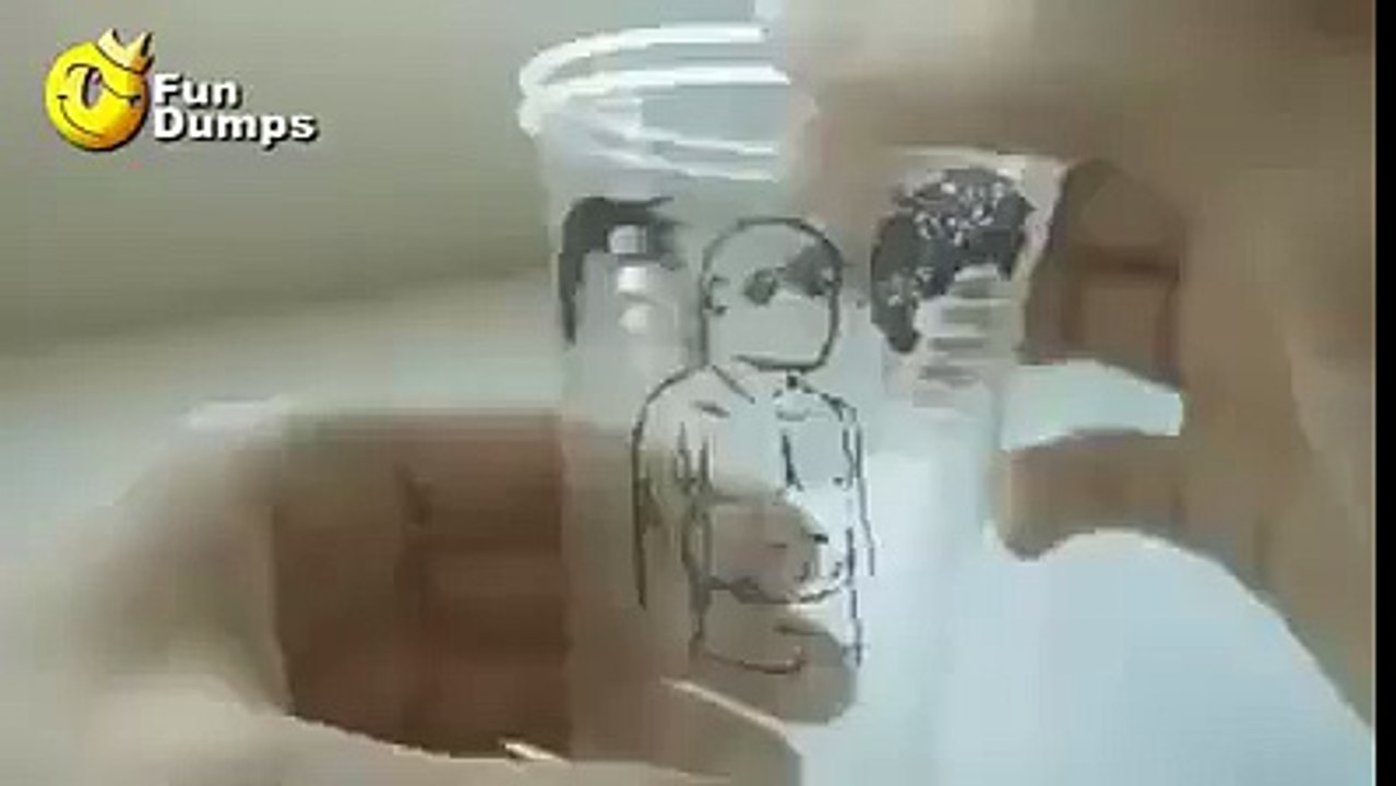 Bardakla Yaratıcı Bir Çalışma