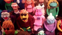 Home made clay Muppets! Custom hand made muppet action figures/ display statues.