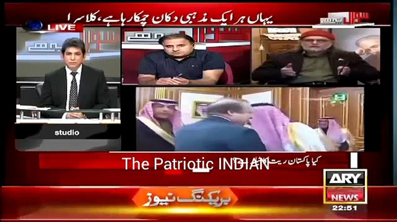 Zaid Hamid Comedian Crying over UAE Threat to Pakistan & Growing Strength of Indian Army -
