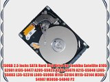 250GB 2.5 Inchs SATA Hard Disk Drive for Toshiba Satellite A105-S2081 A135-S4477 A205-S5823