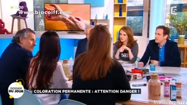 Les dangers des colorations chimiques sur France 5